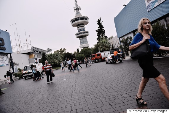 Thessaloniki International Fair is an annual commercial exhibition which is taking place in an exhibition center in the center of the city of Thessaloniki. It was first held in 1926. Businesses from all over the world exhibitit their products here (Photo by Giannis Papanikos/NurPhoto) (Photo by NurPhoto/Corbis via Getty Images)